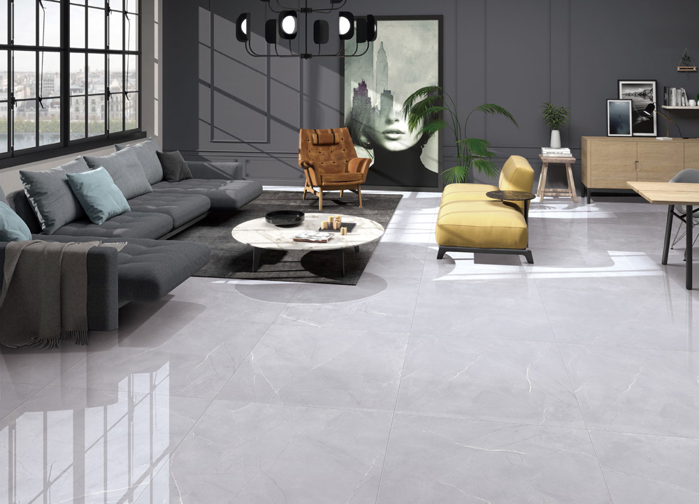客厅大理石瓷砖,高级感瞬间提升2